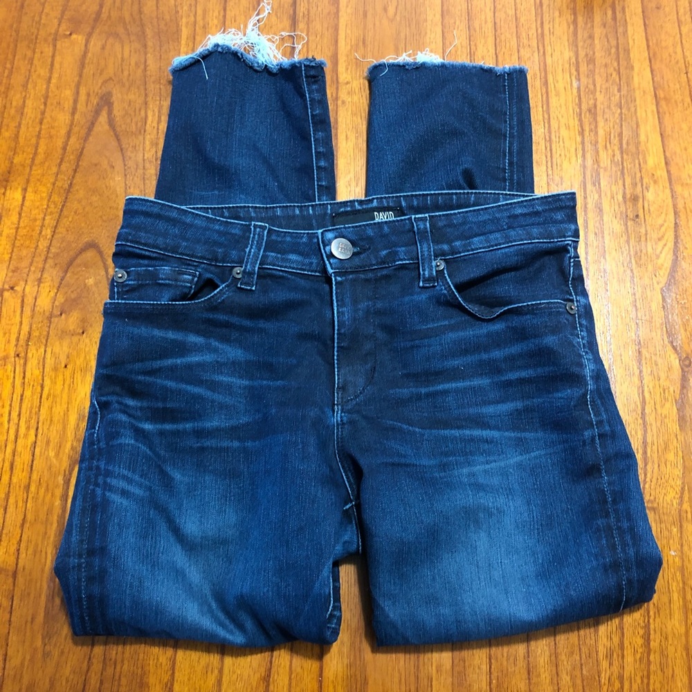 David Kahn distressed Nikki skinny jeans